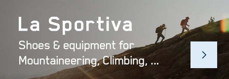 Shoes & equipment for mountaineering, climbing and more