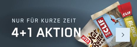 Clif Bar – 4+1 Aktion - Nur für kurze Zeit