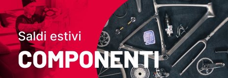 Componenti per biciclette nei saldi estivi