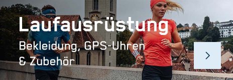 Laufbekleidung für Damen und Herren, GPS-Laufuhren und Zubehör