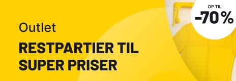 Outlet – Sidste sæsons bedste. Til dig for mindre.