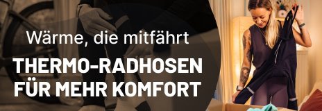 Thermo-Radhosen mit Langzeit-Komfort