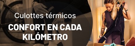 Culottes termicos - Confort que te sigue en cada kilometro