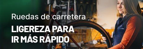 Ruedas de carretera - El modo mas seciloo de ir mas rapido