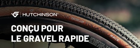 Hutchinson / Touareg Race - Bannière verticale - Gros plan sur le pneu Touareg Race