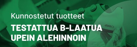 B-laatu - tee säästämällä 