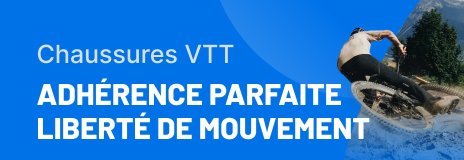 Chaussures VTT pour pédales plates - Adhérence parfaite Liberté de mouvement