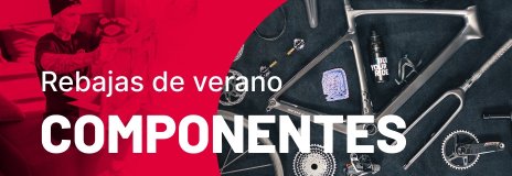 Componentes de bicicleta en las rebajas de verano
