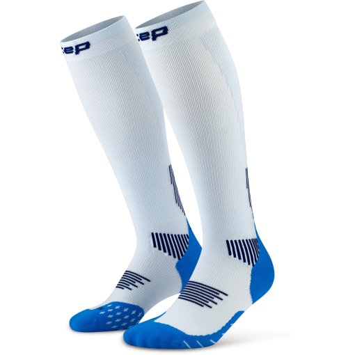 Productfoto van CEP Core Run Tall Compressiesokken Heren - blue/ice