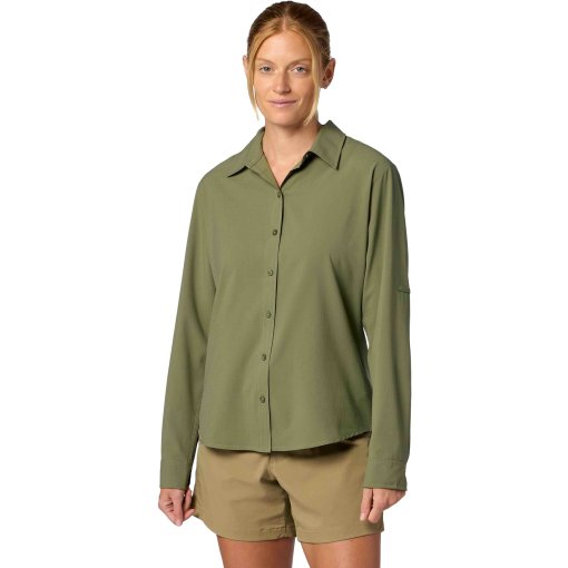 Photo produit de Marmot AirExchange Chemise à manches longues pour femmes - olive grove
