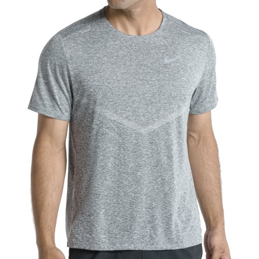 Produktbild von Nike Dri-FIT Rise 365 Laufshirt Herren - smoke grey/heather/reflective silver CZ9184-084