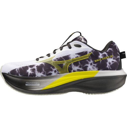 Picture of Mizuno Wave Rider 30 Amsterdam Running Shoes Unisex - White/Black