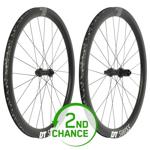 Foto de DT Swiss ERC 1600 Spline 45 Juego de Ruedas - 28&quot; | Carbono | Clincher | Centerlock - 12x100mm | 12x142mm - negro - Producto Reacondicionado