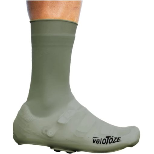 Foto de veloToze Cubrezapatillas Altas - Silicone Snap - Dusty Green