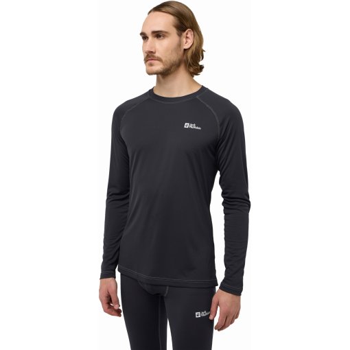 Foto de Jack Wolfskin Camiseta de Manga Larga Hombre - Infinite Light - negro