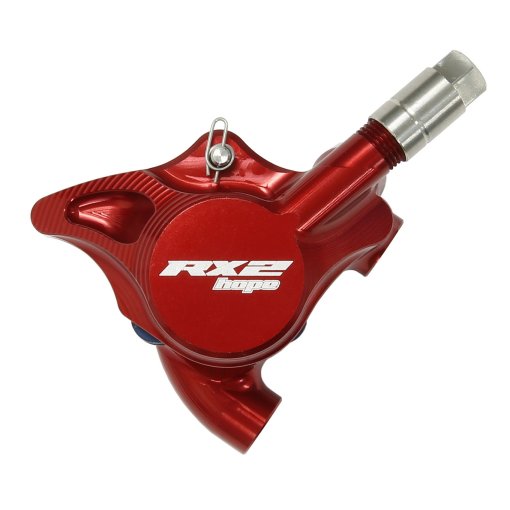 Foto de Hope Pinza de freno RX2 | Flat Mount | DOT - rojo