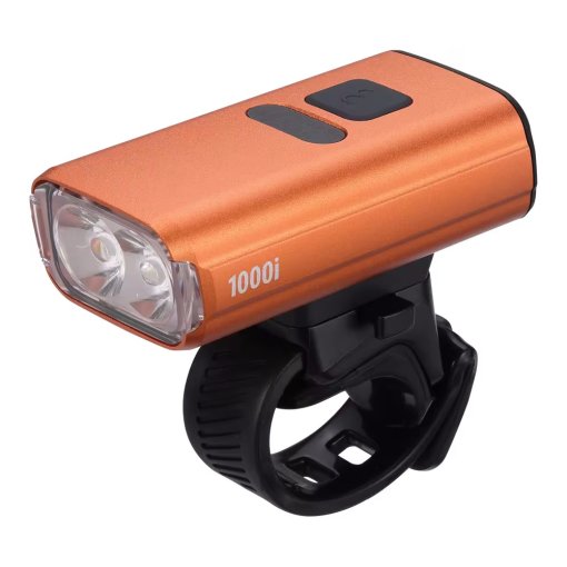 Photo produit de BBB Cycling Lumière Avant Vélo - NanoStrike 1000i BLS-263i - cosmic orange