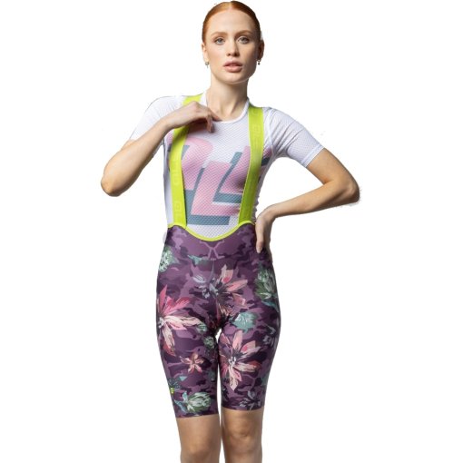 Foto de Alé Culotte Corto con Tirantes Mujer - PR-E Sauvage - aubergine