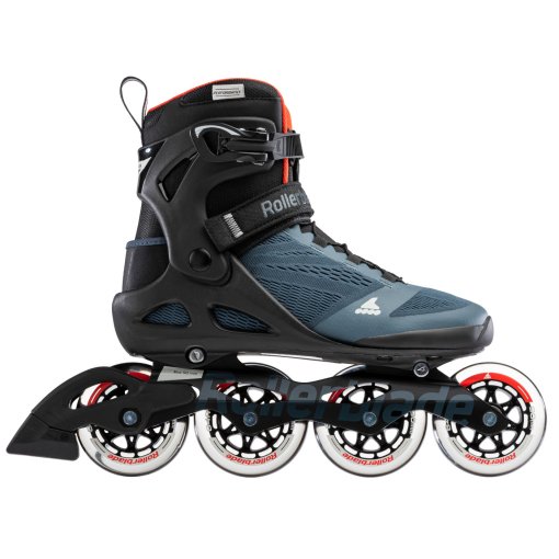 Foto de Rollerblade Macroblade 90 - Hombre Patines en Línea Fitness - orion blue/spicy orange