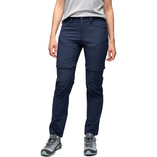 Foto de Bergans Pantalones Softshell Mujer - Convertible Zip-Off - navy blue