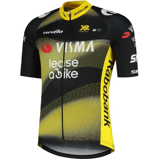Foto de RAPidGEAR Maillot de Manga Corta Hombre Tour de Francia Equipo Visma | Lease a Bike 2025 - negro/amarillo