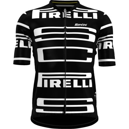 Foto de Santini Maillot de Manga Corta Unisex - Pirelli Sport Club RE94075CPIREL - negro NE