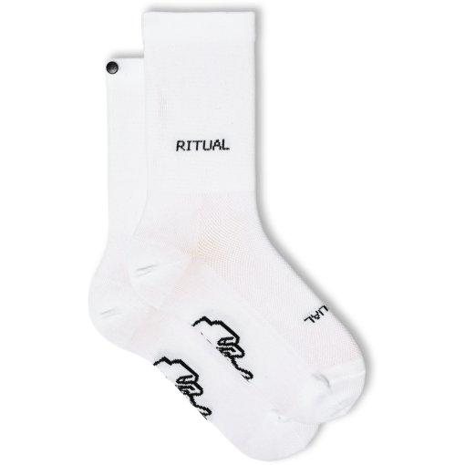 Foto de FINGERSCROSSED Calcetines Ciclismo - Classic Rituals - Ritual - White