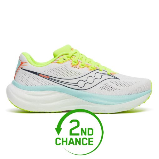Produktbild von Saucony Ride 19 Laufschuhe Damen - white/splash - B-Ware
