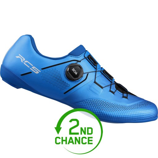Produktbild von Shimano SH-RC503 Rennradschuhe Herren - Breit - Cyber Blue - B-Ware