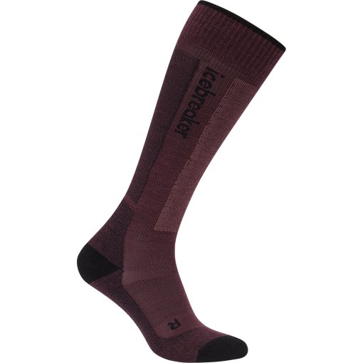 Foto de Icebreaker Calcetines Altos Mujer - Merino Ski+ Light - Java/Black/Summit