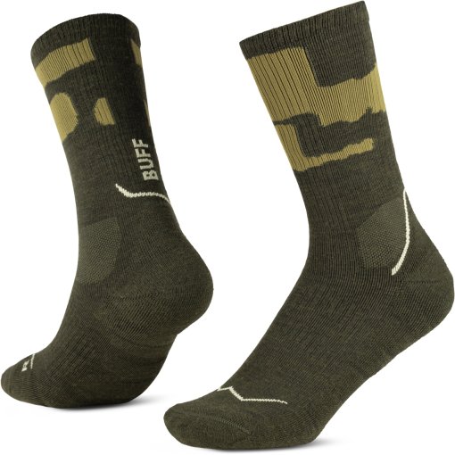 Picture of Buff® Merino MW Crew Socks - C2 Beetle Green