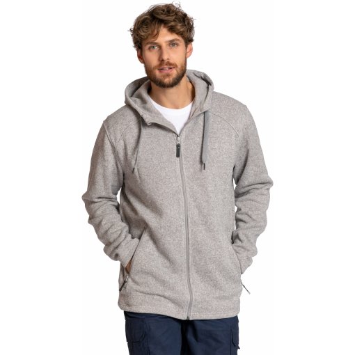 Produktbild von Elkline LAGERFEUER Fleecejacke Herren - greymelange