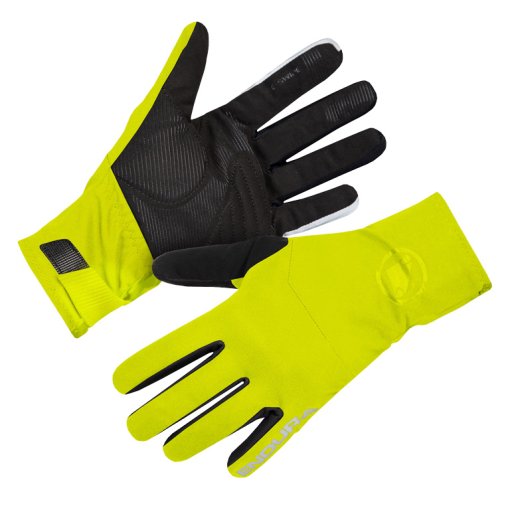 Produktbild von Endura Deluge wasserdichte Handschuhe - Hi-Viz Yellow/Reflective