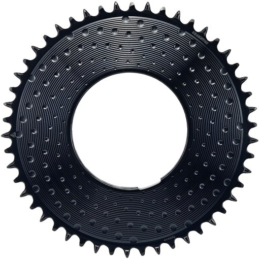 Image de Alugear AERO Plateau vélo - Road/Gravel | Thread Mount | 6.5mm | 1x 11/12/13 vitesses | rond - noir