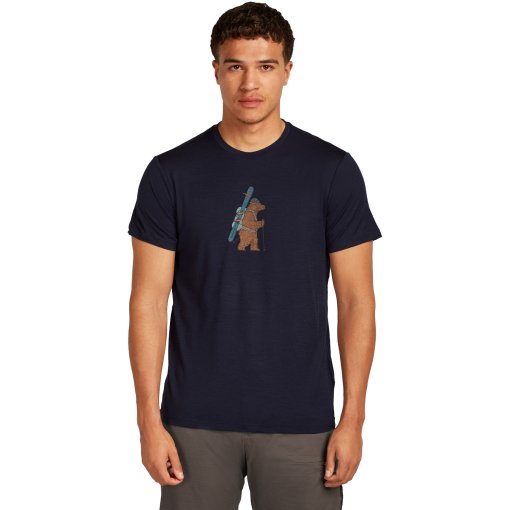Foto de Icebreaker Camiseta Hombre - Merino 150 Tech Lite Bear Tour - Midnight Navy
