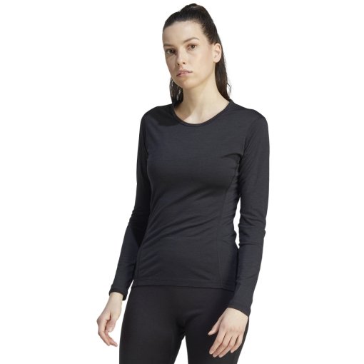 Foto de adidas Camiseta Interior Manga Larga Mujer - Xperior Merino 150 - negro HZ8557