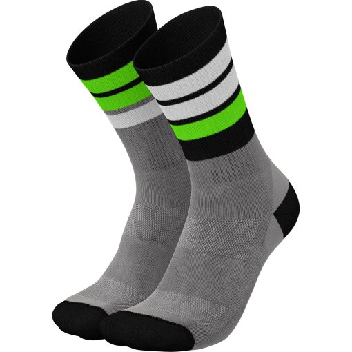 Foto de INCYLENCE Calcetines - Merino Strive - Light Grey Neon Green