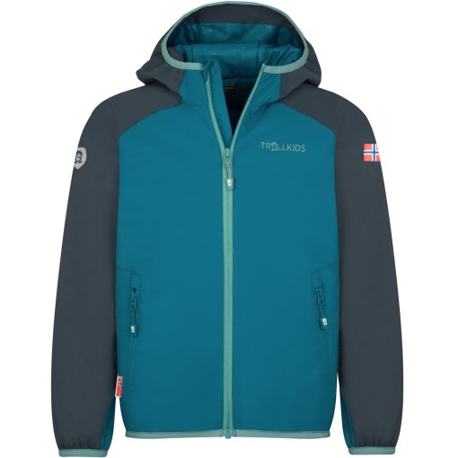 Foto de Trollkids Chaqueta Niño - Halsafjord - Atlantic Blue/Dark Navy/Dusky Turquoise