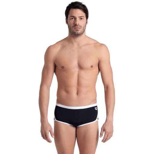 Foto de arena Bañador Bóxer Hombre - Performance Icons Solid Low-Waist - Negro/Blanco