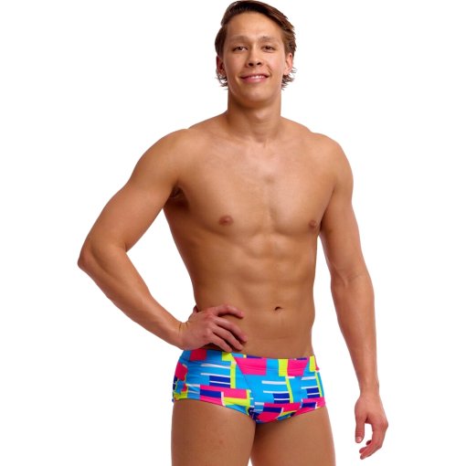 Picture of Funky Trunks Classic Eco Swim Trunks Men - Blok Tok