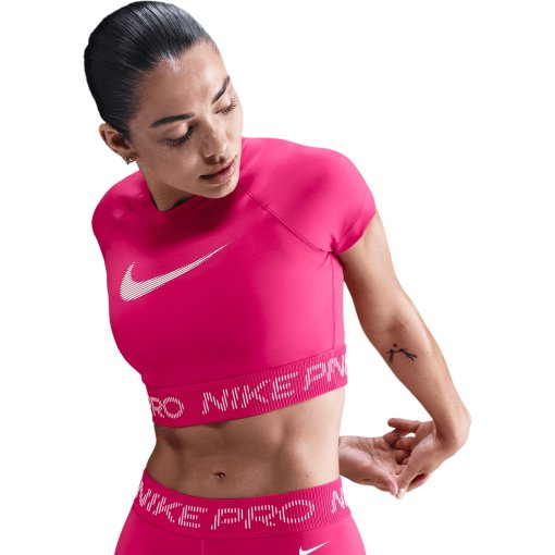 nike pro warm sparkle top