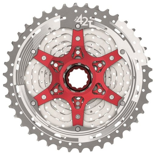 SunRace CSMX8 Cassette 11-speed - 11-46 - metallic silver | BIKE24