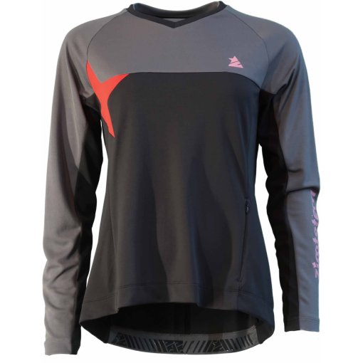 Produktbild von Zimtstern Bulletz Langarm MTB-Trikot Damen - Pirate Black/Gun Metal