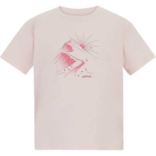 Productfoto van Regatta Aria T-Shirt Kinderen - Pink Haze ZMT