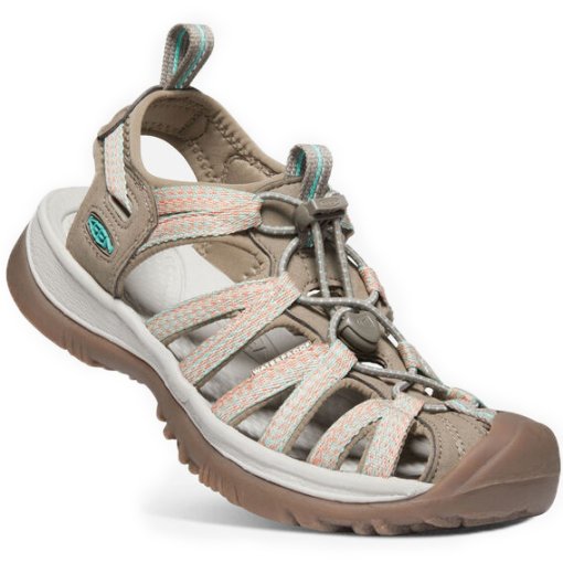 Foto de KEEN Sandalias Mujer - Whisper - Taupe/Coral
