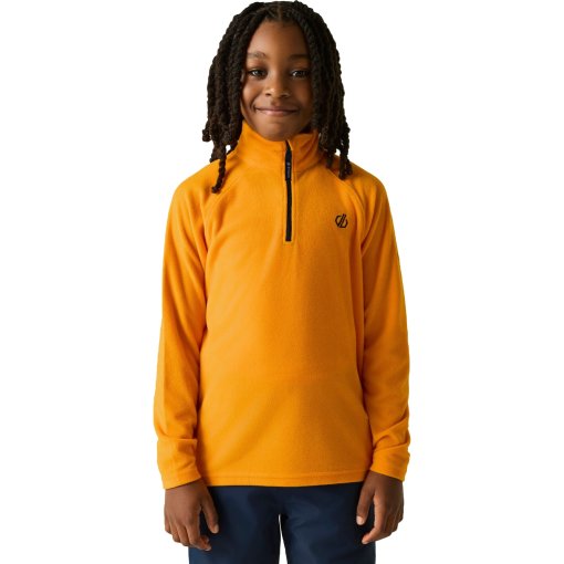 Photo produit de Dare 2b Freehand Half Zip Pull en polaire pour enfants - ZGZ Electric Orange