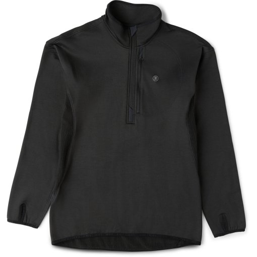 Photo produit de Roark Grid Lock Fleece T-shirt manches longues pour hommes - black