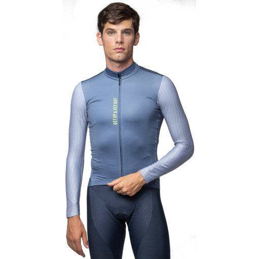 Photo produit de Alé Maillot Manches Longues Homme - PR-E Follow Me 2.0 - powder blue