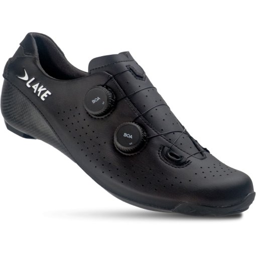 Photo produit de Lake Chaussures Vélo Route Homme - CX400 - X Wide - noir/blanc