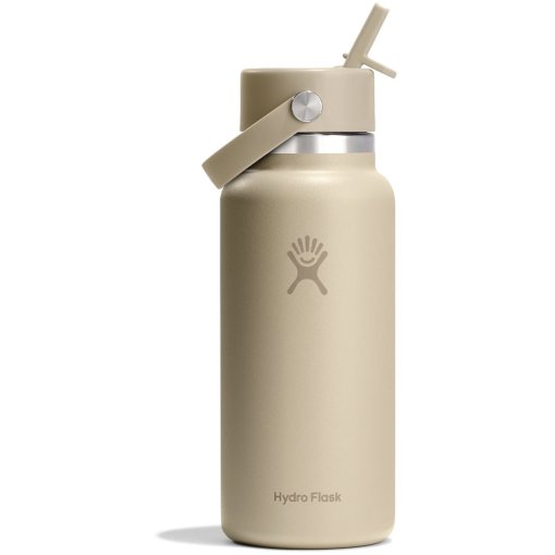 Immagine prodotto da Hydro Flask Borraccia Termica - 32oz Wide Mouth + Corperchio Flex Straw - 946ml - Oat